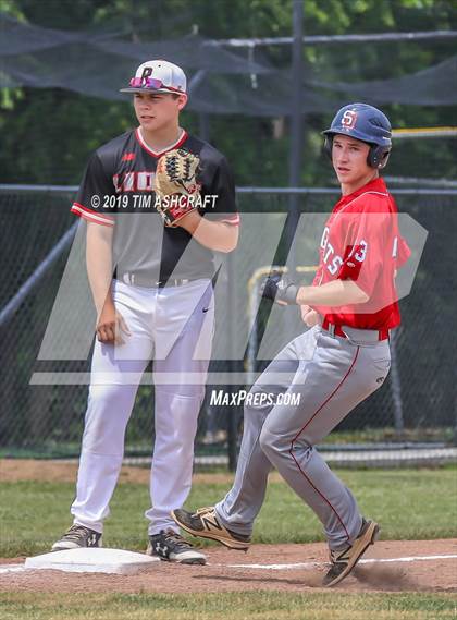 Thumbnail 3 in Rushville vs South Dearborn (IHSAA Sectional Semifinal) photogallery.