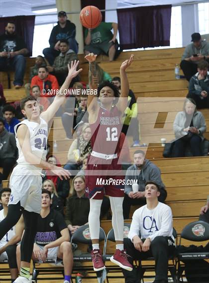 Thumbnail 1 in Brewster Academy vs. Cushing Academy (Spalding Hoophall Classic) photogallery.