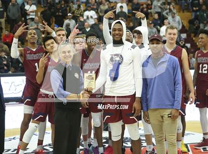 Thumbnail 1 in Brewster Academy vs. Cushing Academy (Spalding Hoophall Classic) photogallery.