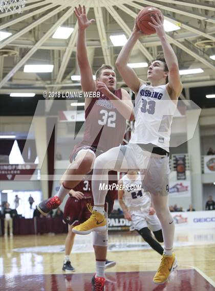 Thumbnail 1 in Brewster Academy vs. Cushing Academy (Spalding Hoophall Classic) photogallery.