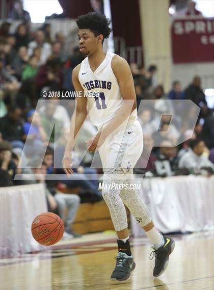 Thumbnail 3 in Brewster Academy vs. Cushing Academy (Spalding Hoophall Classic) photogallery.