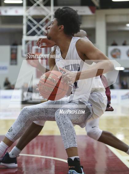 Thumbnail 1 in Brewster Academy vs. Cushing Academy (Spalding Hoophall Classic) photogallery.