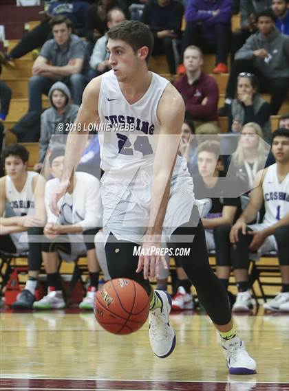 Thumbnail 2 in Brewster Academy vs. Cushing Academy (Spalding Hoophall Classic) photogallery.