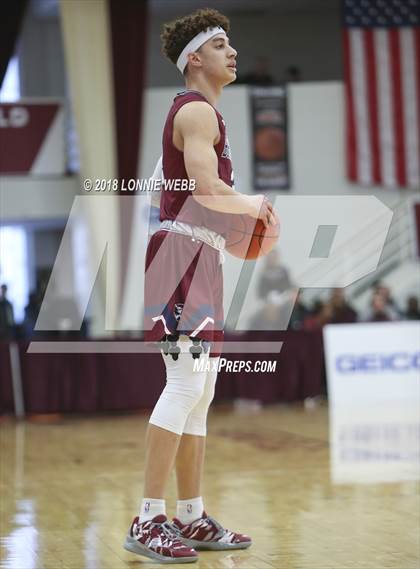 Thumbnail 3 in Brewster Academy vs. Cushing Academy (Spalding Hoophall Classic) photogallery.