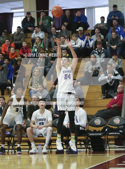 Thumbnail 2 in Brewster Academy vs. Cushing Academy (Spalding Hoophall Classic) photogallery.