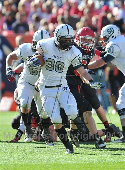 Thumbnail 2 in Pine Creek vs. Montrose (CHSAA 4A Final) photogallery.