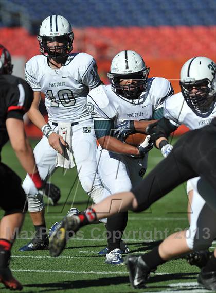 Thumbnail 2 in Pine Creek vs. Montrose (CHSAA 4A Final) photogallery.
