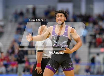 Thumbnail 3 in VHSL Class 5 State Championships 175lbs Final photogallery.