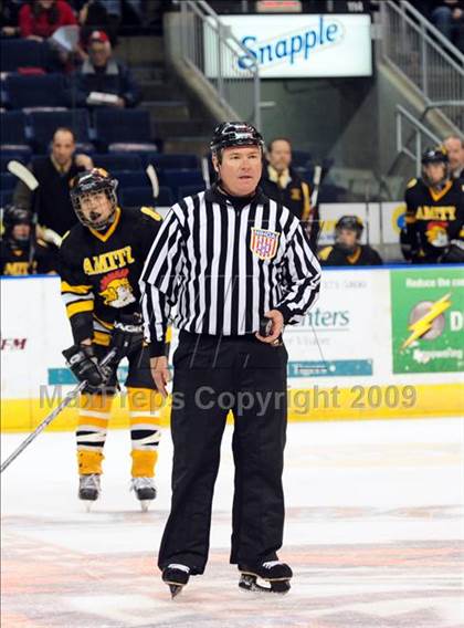 Thumbnail 2 in Amity Regional vs Branford (Sound Tigers Harbor Yard Series) photogallery.