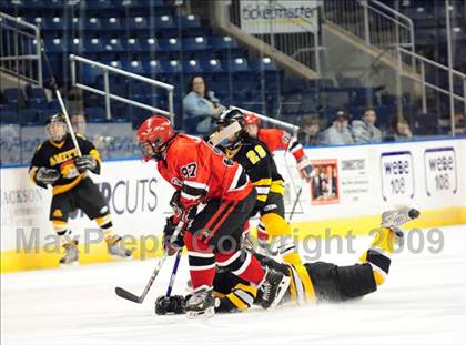 Thumbnail 2 in Amity Regional vs Branford (Sound Tigers Harbor Yard Series) photogallery.