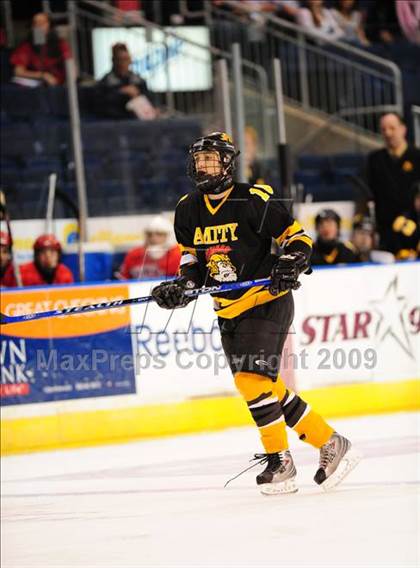 Thumbnail 3 in Amity Regional vs Branford (Sound Tigers Harbor Yard Series) photogallery.
