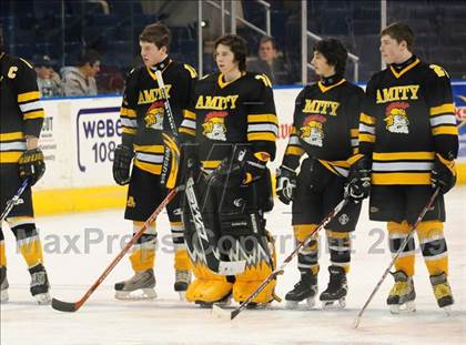Thumbnail 3 in Amity Regional vs Branford (Sound Tigers Harbor Yard Series) photogallery.