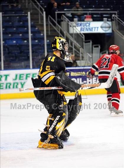 Thumbnail 3 in Amity Regional vs Branford (Sound Tigers Harbor Yard Series) photogallery.