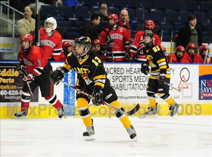 Thumbnail 3 in Amity Regional vs Branford (Sound Tigers Harbor Yard Series) photogallery.
