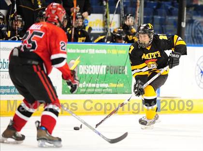 Thumbnail 3 in Amity Regional vs Branford (Sound Tigers Harbor Yard Series) photogallery.