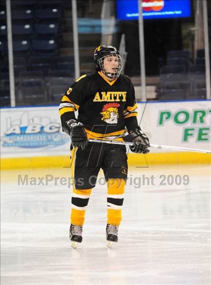 Thumbnail 3 in Amity Regional vs Branford (Sound Tigers Harbor Yard Series) photogallery.
