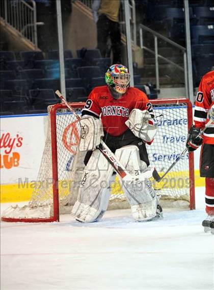 Thumbnail 2 in Amity Regional vs Branford (Sound Tigers Harbor Yard Series) photogallery.