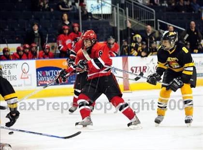 Thumbnail 2 in Amity Regional vs Branford (Sound Tigers Harbor Yard Series) photogallery.