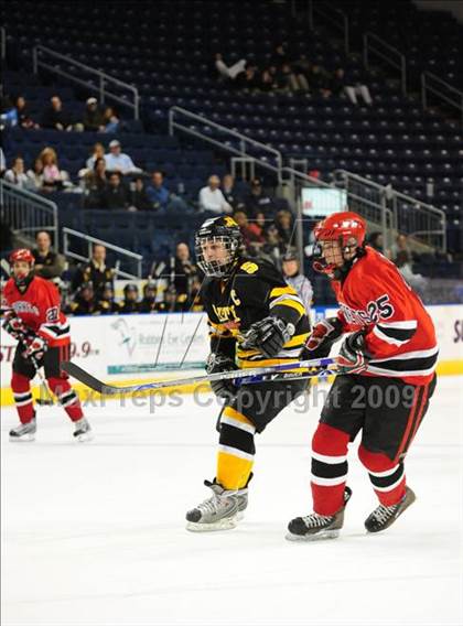 Thumbnail 2 in Amity Regional vs Branford (Sound Tigers Harbor Yard Series) photogallery.