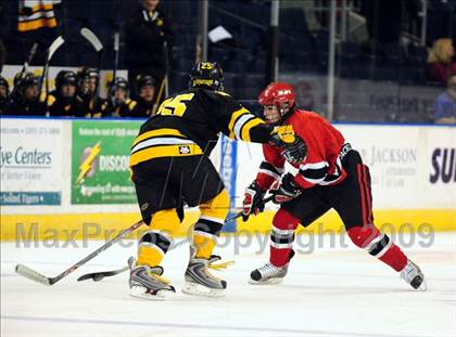 Thumbnail 2 in Amity Regional vs Branford (Sound Tigers Harbor Yard Series) photogallery.