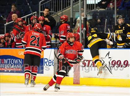 Thumbnail 1 in Amity Regional vs Branford (Sound Tigers Harbor Yard Series) photogallery.