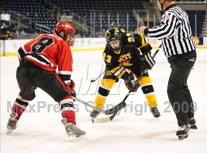 Thumbnail 3 in Amity Regional vs Branford (Sound Tigers Harbor Yard Series) photogallery.
