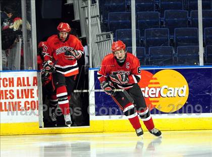 Thumbnail 3 in Amity Regional vs Branford (Sound Tigers Harbor Yard Series) photogallery.