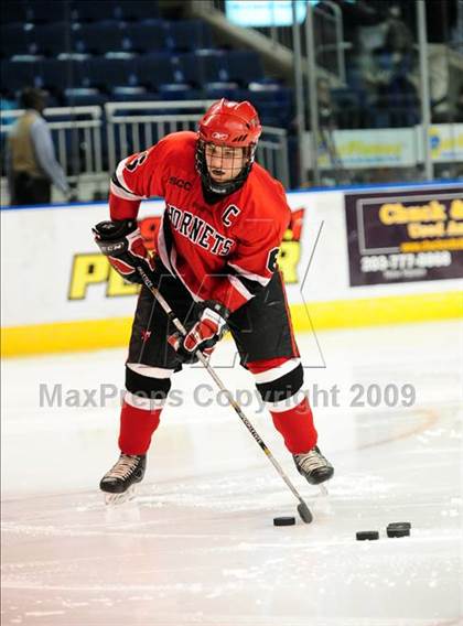 Thumbnail 1 in Amity Regional vs Branford (Sound Tigers Harbor Yard Series) photogallery.