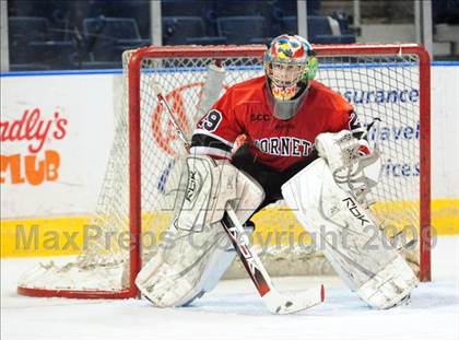 Thumbnail 2 in Amity Regional vs Branford (Sound Tigers Harbor Yard Series) photogallery.
