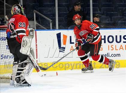 Thumbnail 1 in Amity Regional vs Branford (Sound Tigers Harbor Yard Series) photogallery.