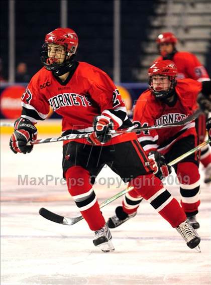 Thumbnail 2 in Amity Regional vs Branford (Sound Tigers Harbor Yard Series) photogallery.