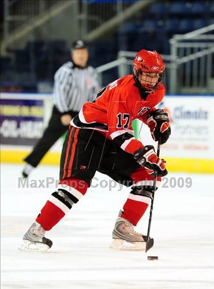 Thumbnail 2 in Amity Regional vs Branford (Sound Tigers Harbor Yard Series) photogallery.