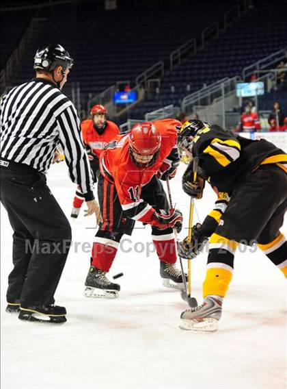 Thumbnail 1 in Amity Regional vs Branford (Sound Tigers Harbor Yard Series) photogallery.