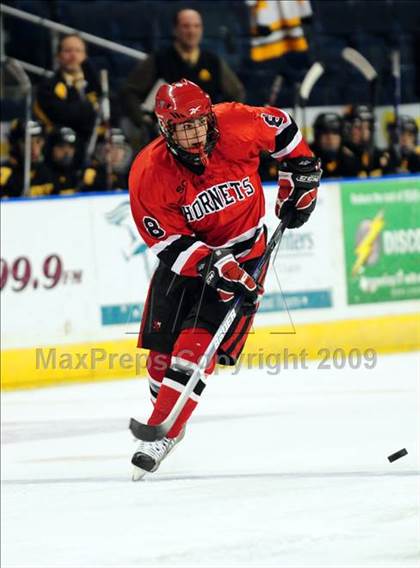 Thumbnail 3 in Amity Regional vs Branford (Sound Tigers Harbor Yard Series) photogallery.