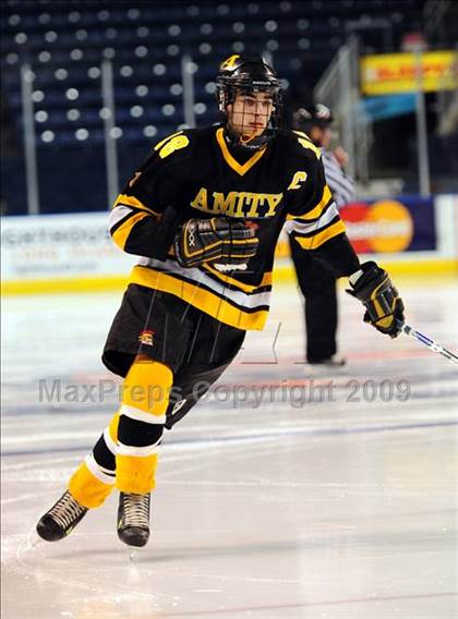 Thumbnail 3 in Amity Regional vs Branford (Sound Tigers Harbor Yard Series) photogallery.