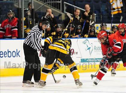 Thumbnail 2 in Amity Regional vs Branford (Sound Tigers Harbor Yard Series) photogallery.