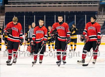 Thumbnail 2 in Amity Regional vs Branford (Sound Tigers Harbor Yard Series) photogallery.