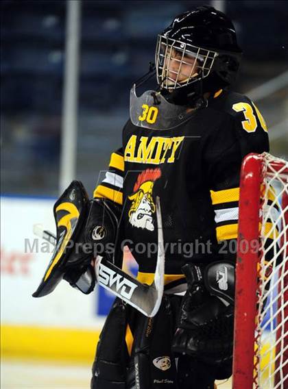 Thumbnail 1 in Amity Regional vs Branford (Sound Tigers Harbor Yard Series) photogallery.