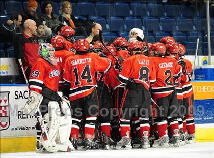 Thumbnail 2 in Amity Regional vs Branford (Sound Tigers Harbor Yard Series) photogallery.
