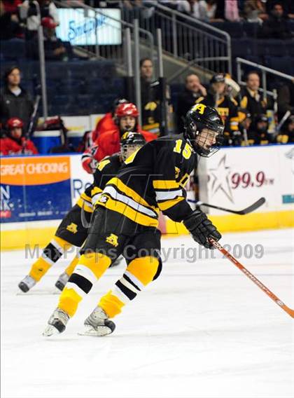 Thumbnail 3 in Amity Regional vs Branford (Sound Tigers Harbor Yard Series) photogallery.