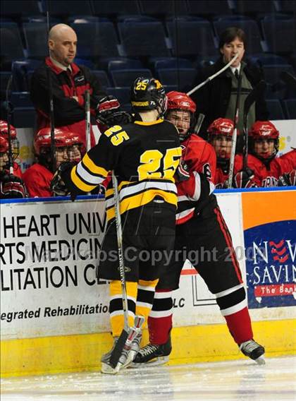Thumbnail 3 in Amity Regional vs Branford (Sound Tigers Harbor Yard Series) photogallery.