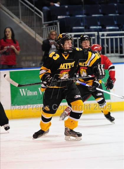Thumbnail 3 in Amity Regional vs Branford (Sound Tigers Harbor Yard Series) photogallery.