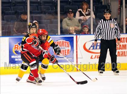 Thumbnail 2 in Amity Regional vs Branford (Sound Tigers Harbor Yard Series) photogallery.