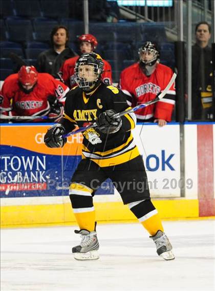 Thumbnail 3 in Amity Regional vs Branford (Sound Tigers Harbor Yard Series) photogallery.