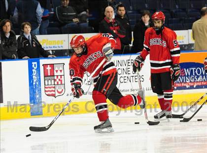 Thumbnail 3 in Amity Regional vs Branford (Sound Tigers Harbor Yard Series) photogallery.