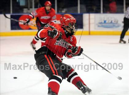 Thumbnail 3 in Amity Regional vs Branford (Sound Tigers Harbor Yard Series) photogallery.