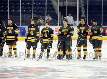 Thumbnail 2 in Amity Regional vs Branford (Sound Tigers Harbor Yard Series) photogallery.