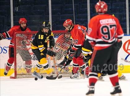 Thumbnail 3 in Amity Regional vs Branford (Sound Tigers Harbor Yard Series) photogallery.