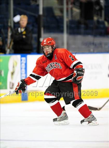 Thumbnail 3 in Amity Regional vs Branford (Sound Tigers Harbor Yard Series) photogallery.