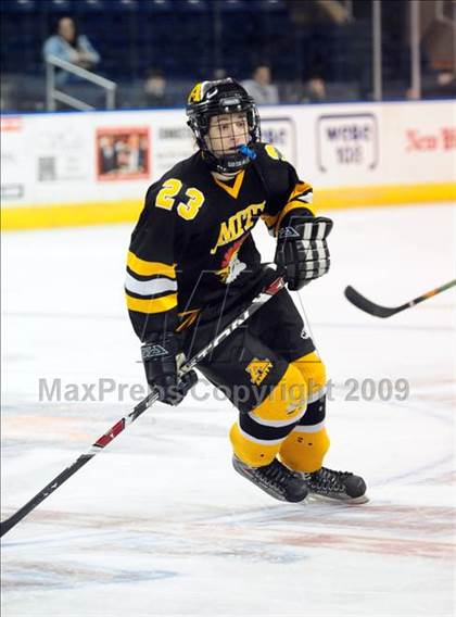 Thumbnail 3 in Amity Regional vs Branford (Sound Tigers Harbor Yard Series) photogallery.